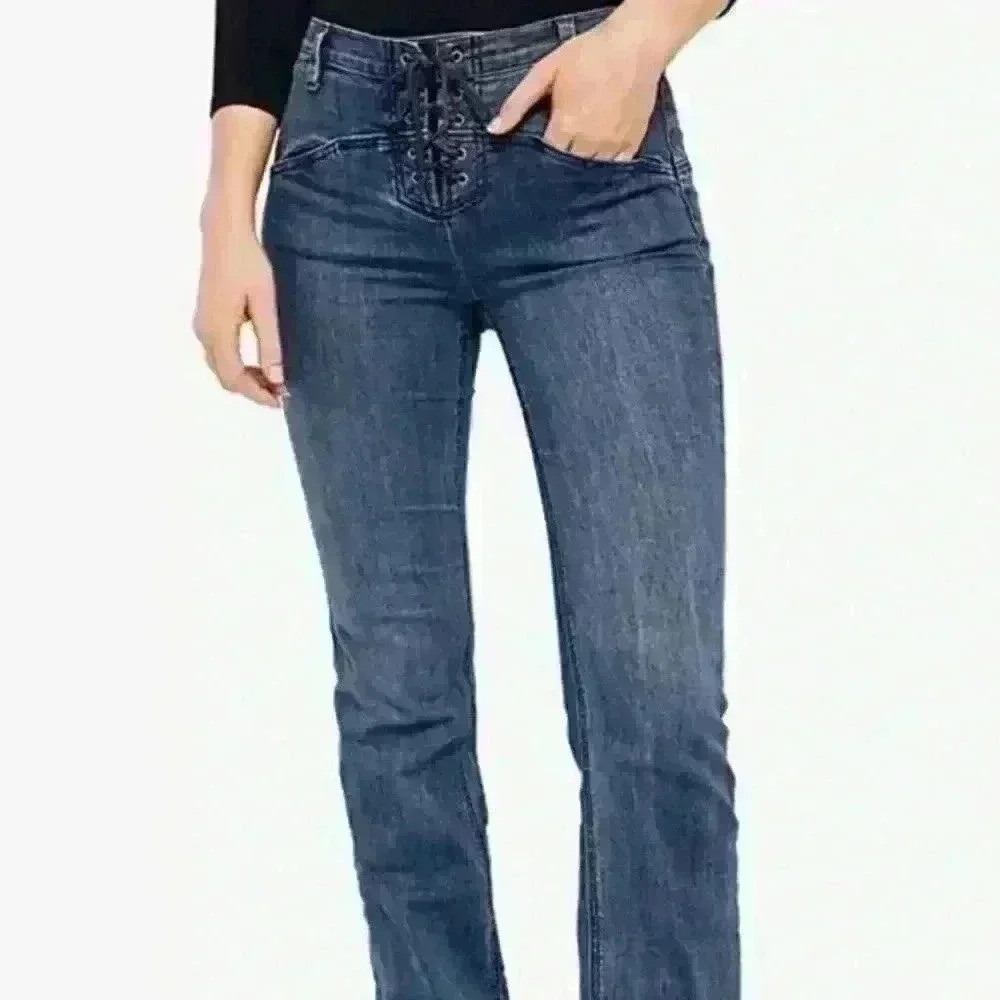 NWOT women's Free People jean boot cut pants size 0